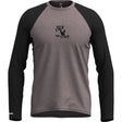 Crazy Idea Long Sleeved Gulliver Herren Longsleeve gray-black Produktbild 0