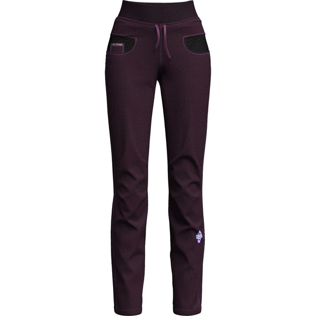 Crazy Idea Pant Aria Damen Hose burgundy Produktbild 0