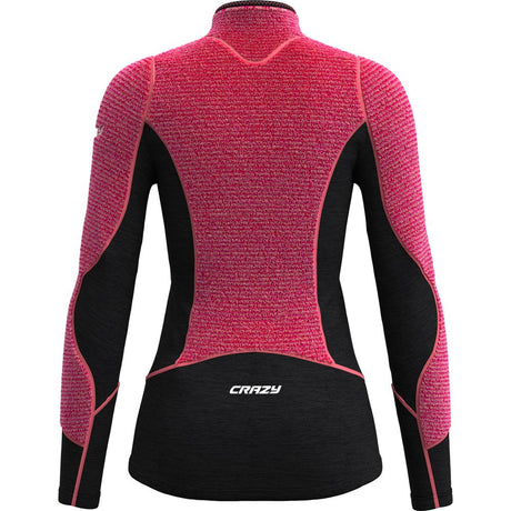 Crazy Idea Pull Exit Extrafleece Damen Midlayer blush Produktbild 1