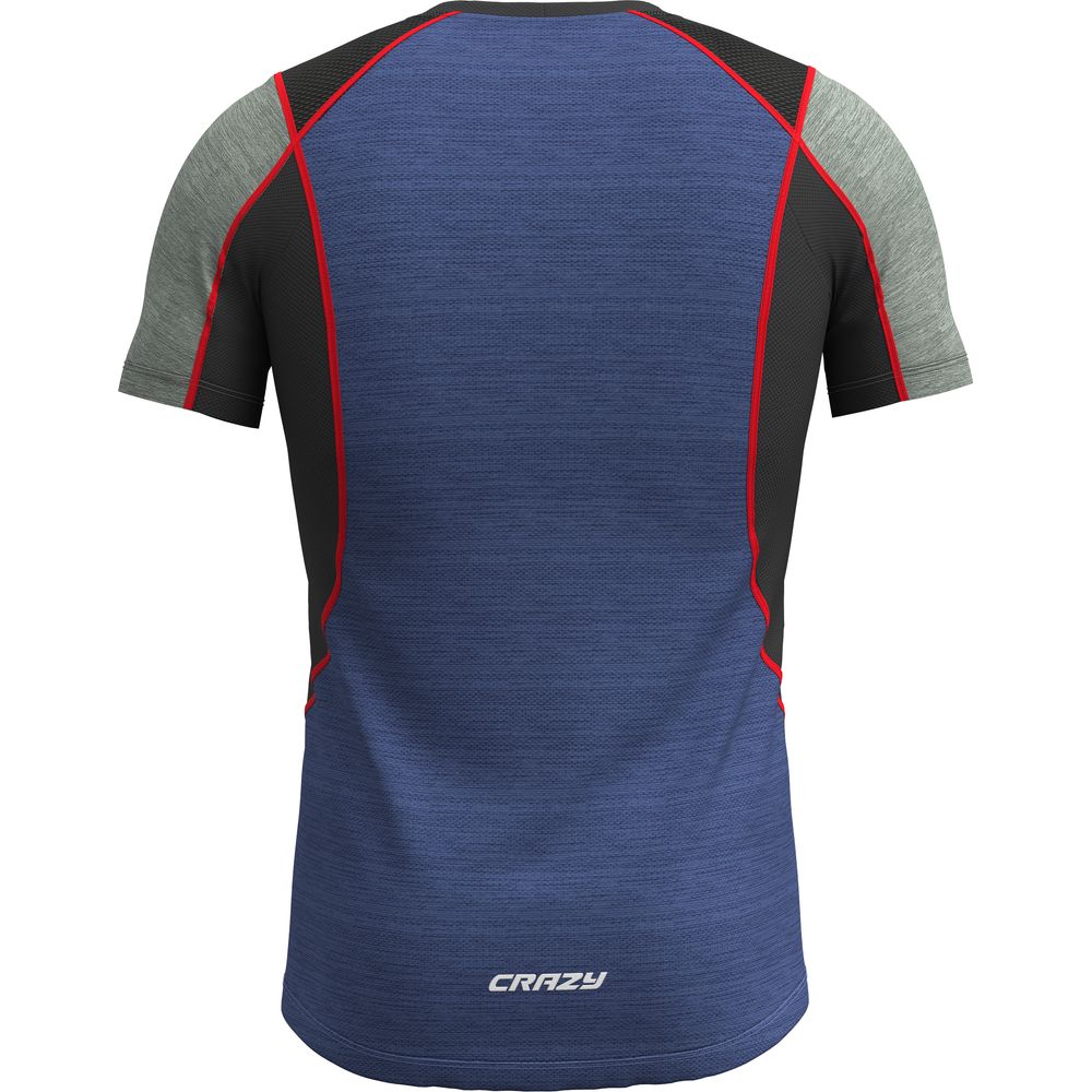Crazy Idea Shirt Viper Herren T-Shirt slate-black Produktbild 1
