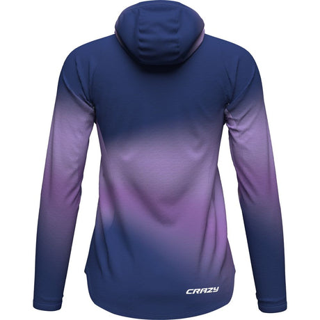 Crazy Idea Sun Hoodie Damen Langarmshirt aster Produktbild 1