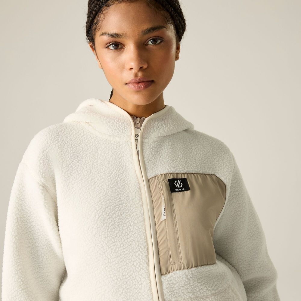 Dare2B Firn Hd Bg Damen Fleecejacke egret Produktbild 3