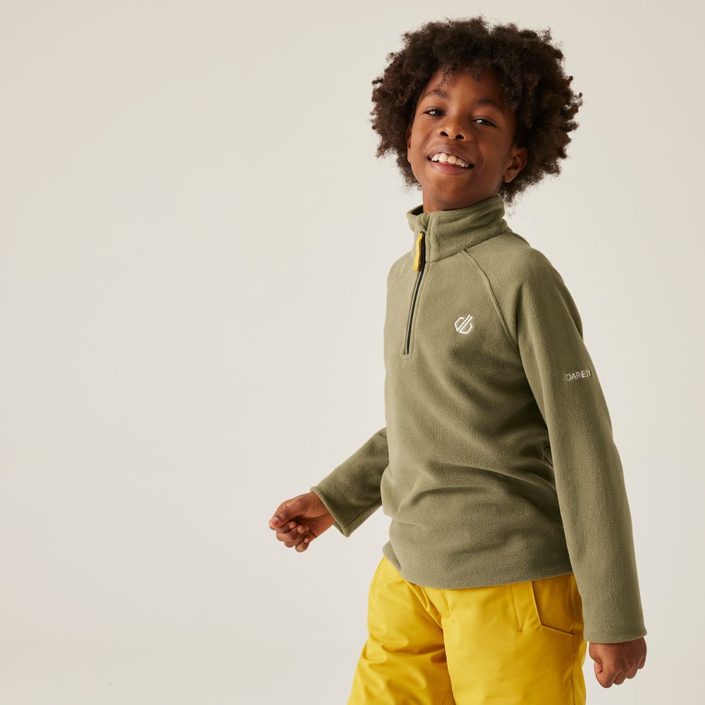 Dare2B Freehand Fleece Kinder Fleecejacke martiniolive Produktbild 3