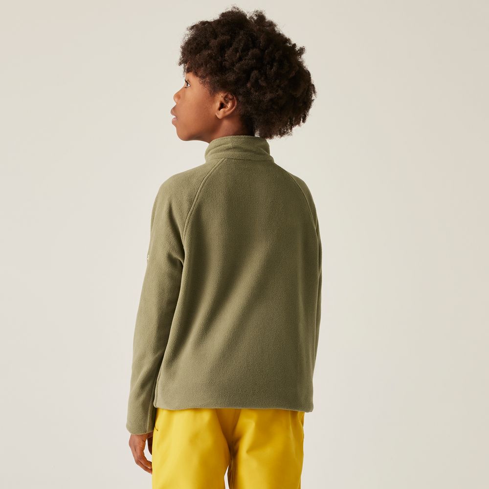 Dare2B Freehand Fleece Kinder Fleecejacke martiniolive Produktbild 4