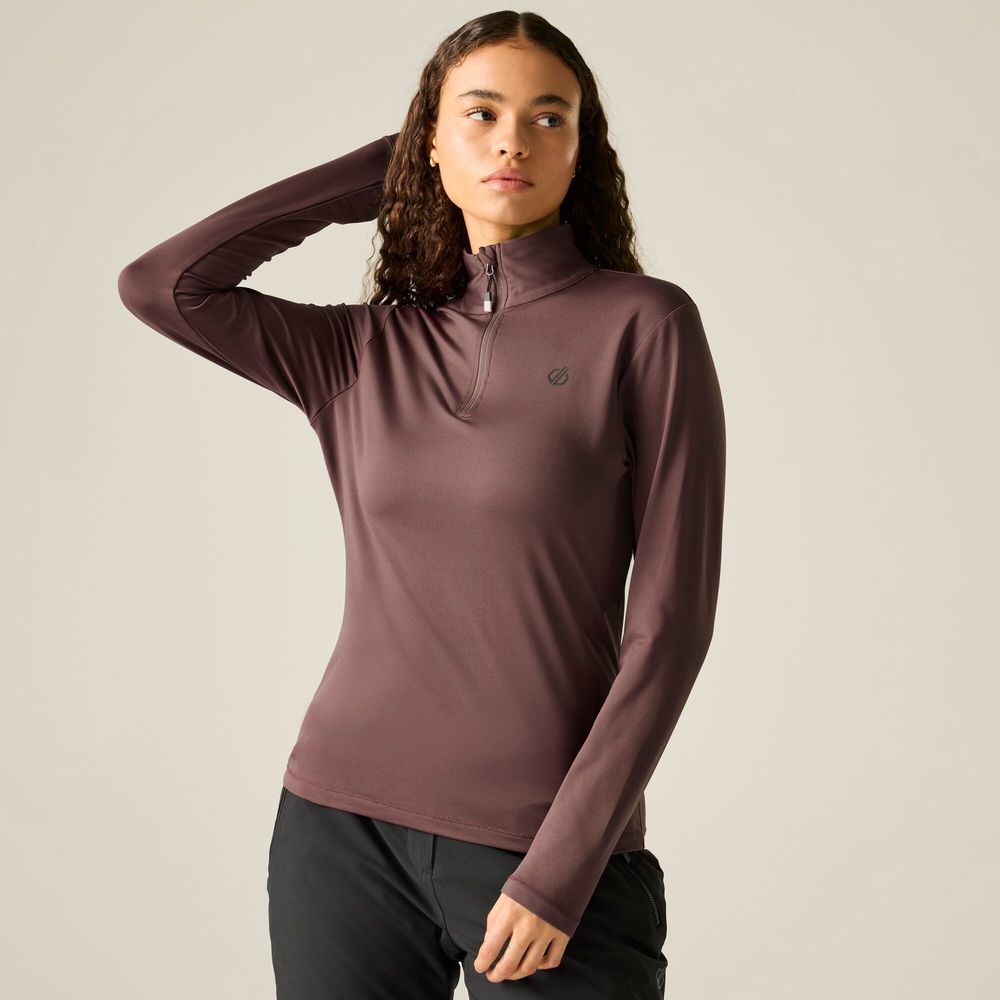 Dare2B Lowline II Strtch Damen T-Shirt huckleberry Produktbild 0