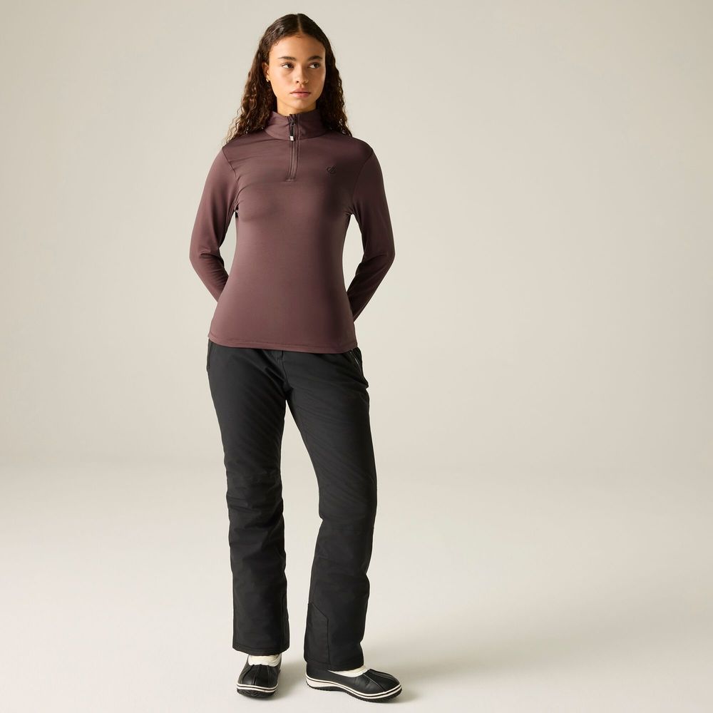Dare2B Lowline II Strtch Damen T-Shirt huckleberry Produktbild 2