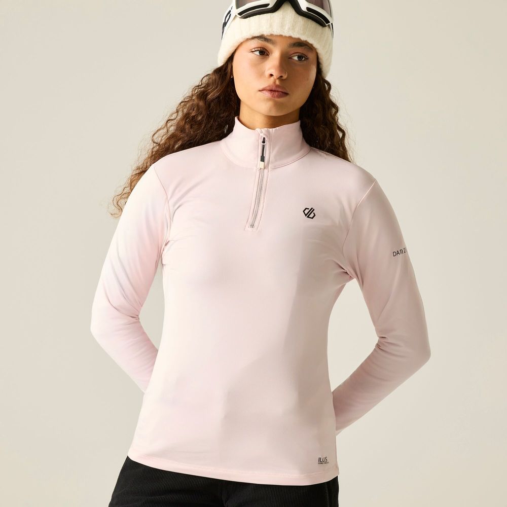 Dare2B Lowline II Strtch Damen T-Shirt pink-haze Produktbild 5