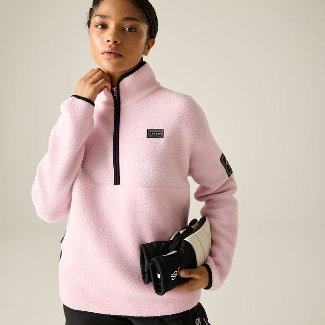 Dare2B Slide Out Damen Fleecejacke pink-haze Produktbild 0