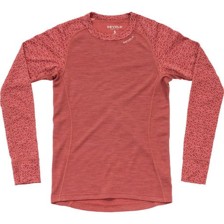 Devold Duo Active 205 Damen Merino Funktionsshirt marsala Produktbild 0