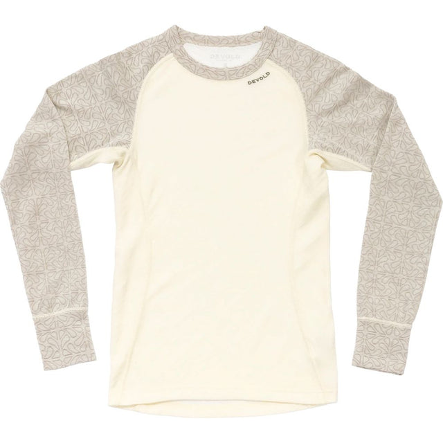 Devold Duo Active Merino 205 Shirt Damen Merinoshirt raw white Produktbild 0