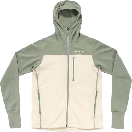 Devold Explorer Merino Hooded Jkt Damen Fleecejacke fog Produktbild 0