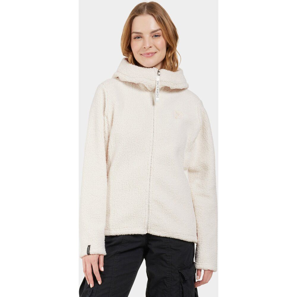 Didriksons Anniken FZ 2 Damen Fleecejacke shell white Produktbild 6
