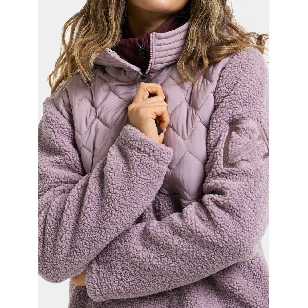 Didriksons Bibi Womens Fullzip 2 Damen Isolationsjacke lilac-haze Produktbild 3