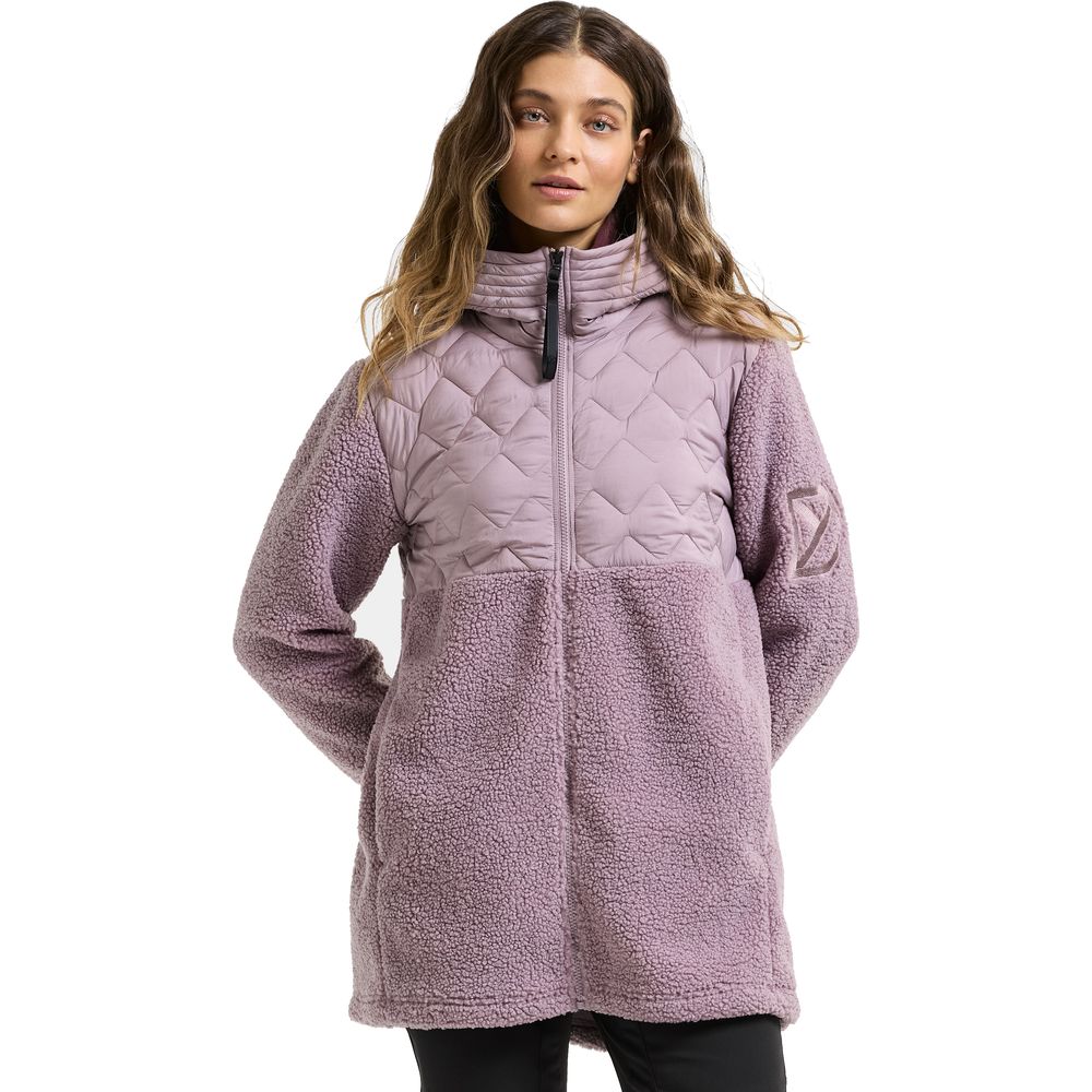 Didriksons Bibi Womens Fullzip 2 Damen Isolationsjacke lilac-haze Produktbild 8