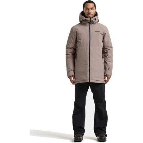 Didriksons Tempest Herren Parka ash-brown Produktbild 1