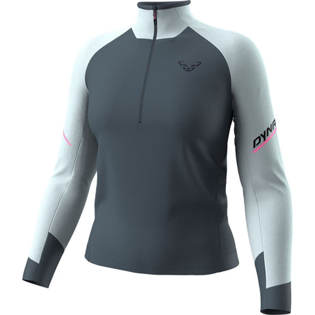 Dynafit Alpine 1/2 Zip Langarmshirt Damen cloud-blue Produktbild 0