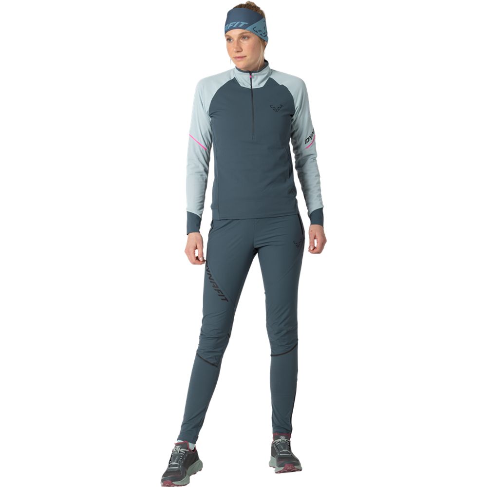 Dynafit Alpine 1/2 Zip Langarmshirt Damen cloud-blue Produktbild 5