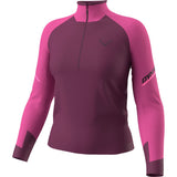 Dynafit Alpine L/S 1/2 Zip Tee Damen Langarmshirt magenta  Produktbild 0