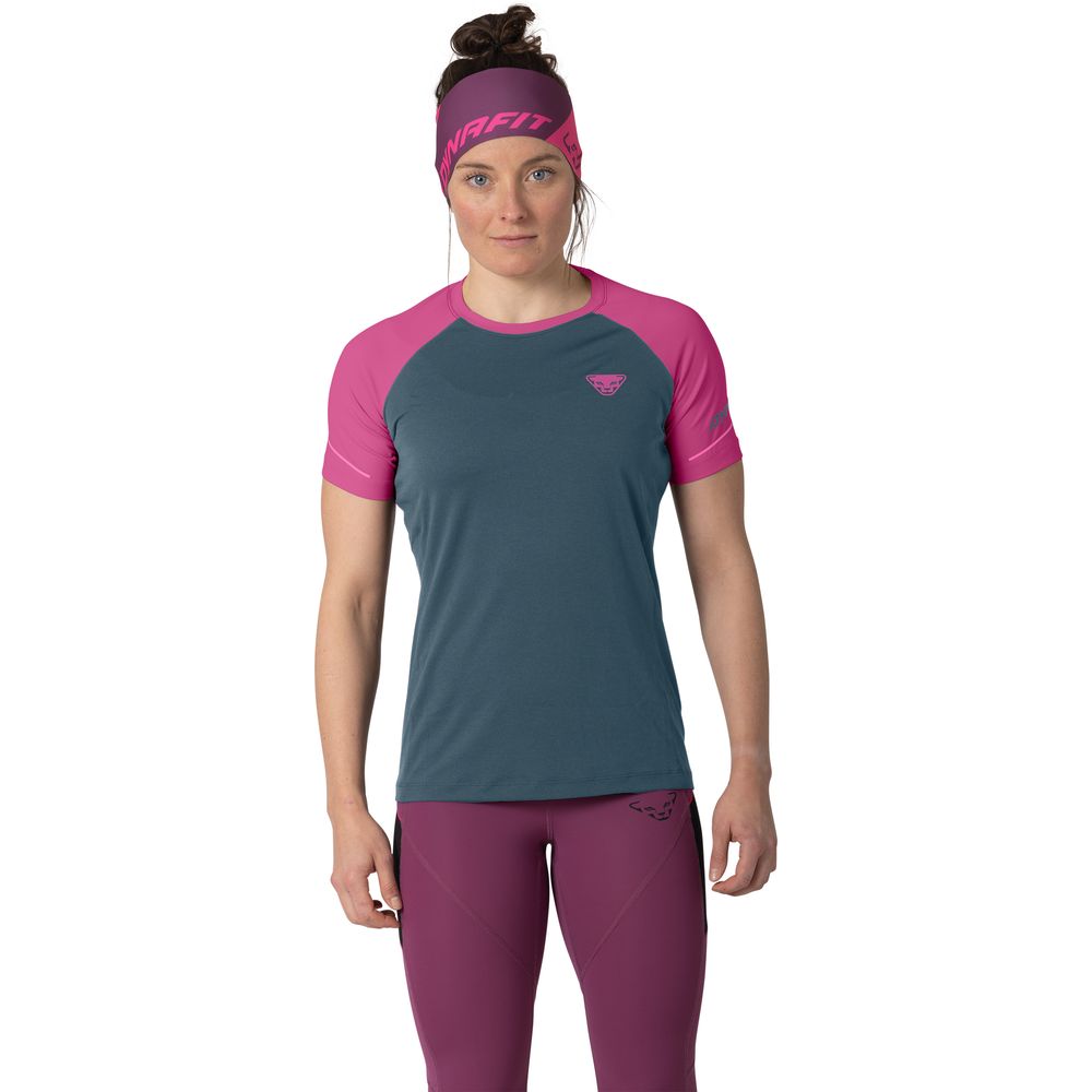 Dynafit Alpine Pro W S/s Tee Damen Funktionsshirt magenta  Produktbild 3
