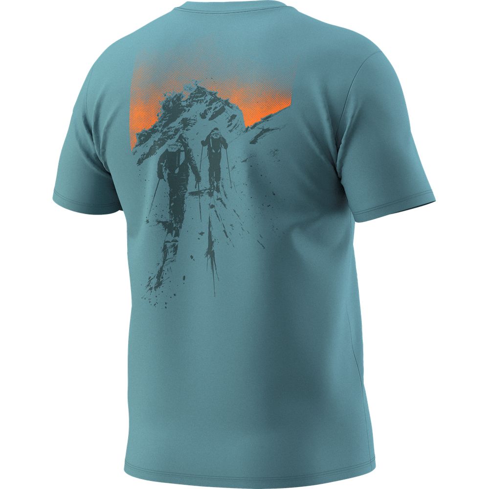 Dynafit Back Graphic Cotton T-Shirt Herren smoke-blue-approach Produktbild 1