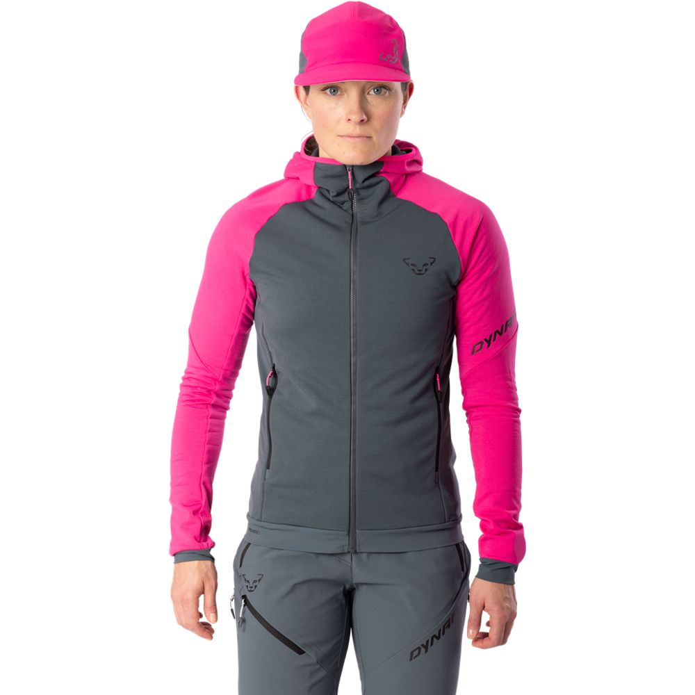 Dynafit Radical Polartec® Hooded Fleecejacke Damen flamingo Produktbild 2