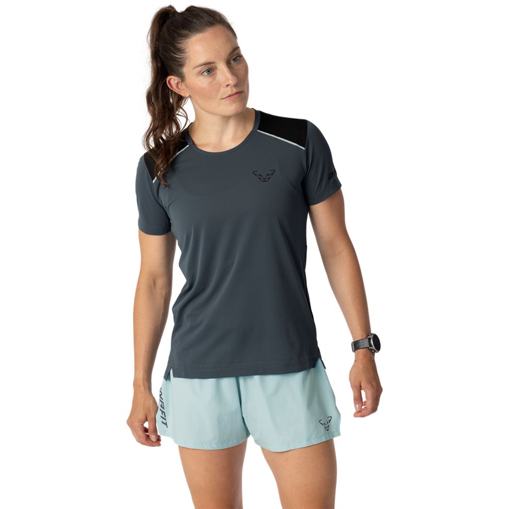 Dynafit Sky Shirt Damen Laufshirt cinder Produktbild 2
