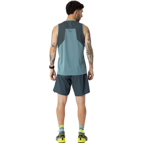 Dynafit Sky Tank Herren Laufshirt smoke-blue Produktbild 1