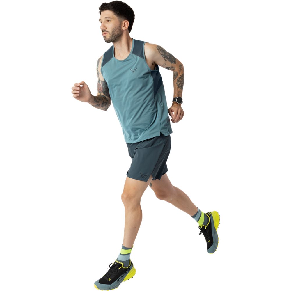 Dynafit Sky Tank Herren Laufshirt smoke-blue Produktbild 3