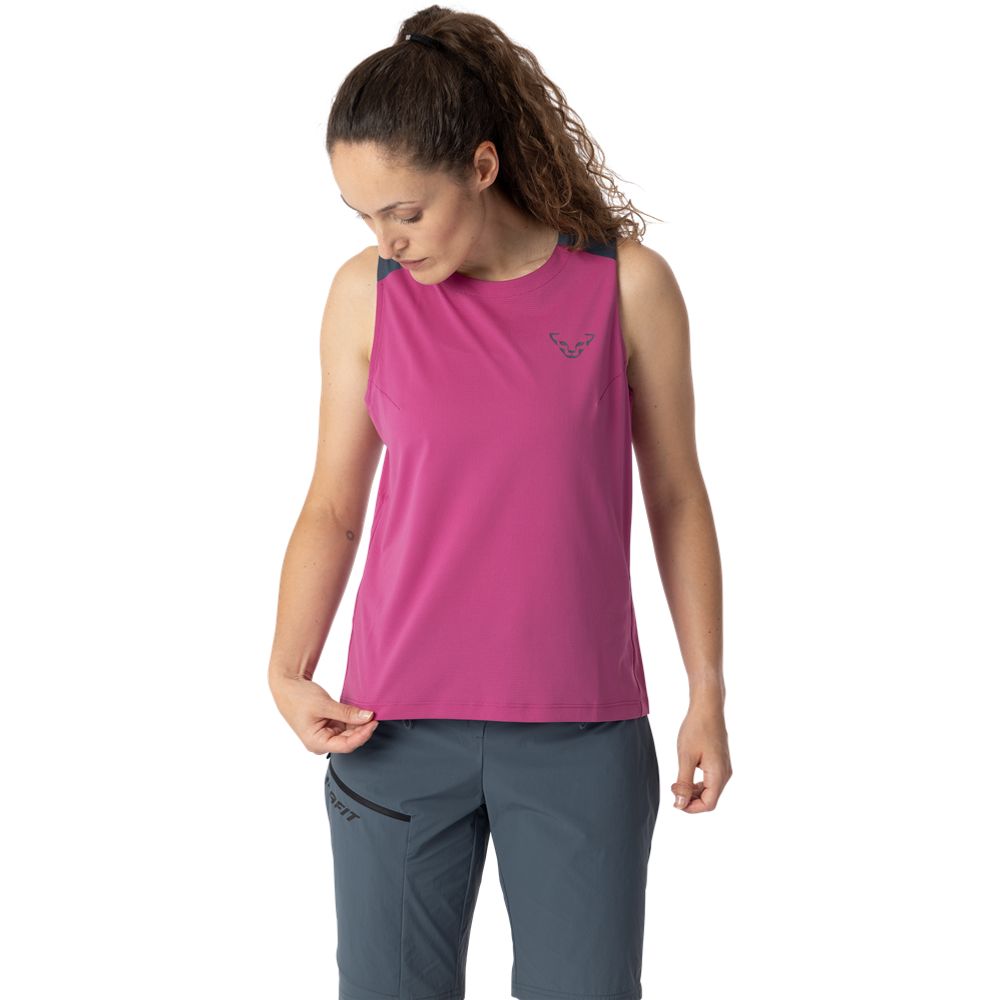Dynafit Transalper Damen Tankshirt magenta Produktbild 1
