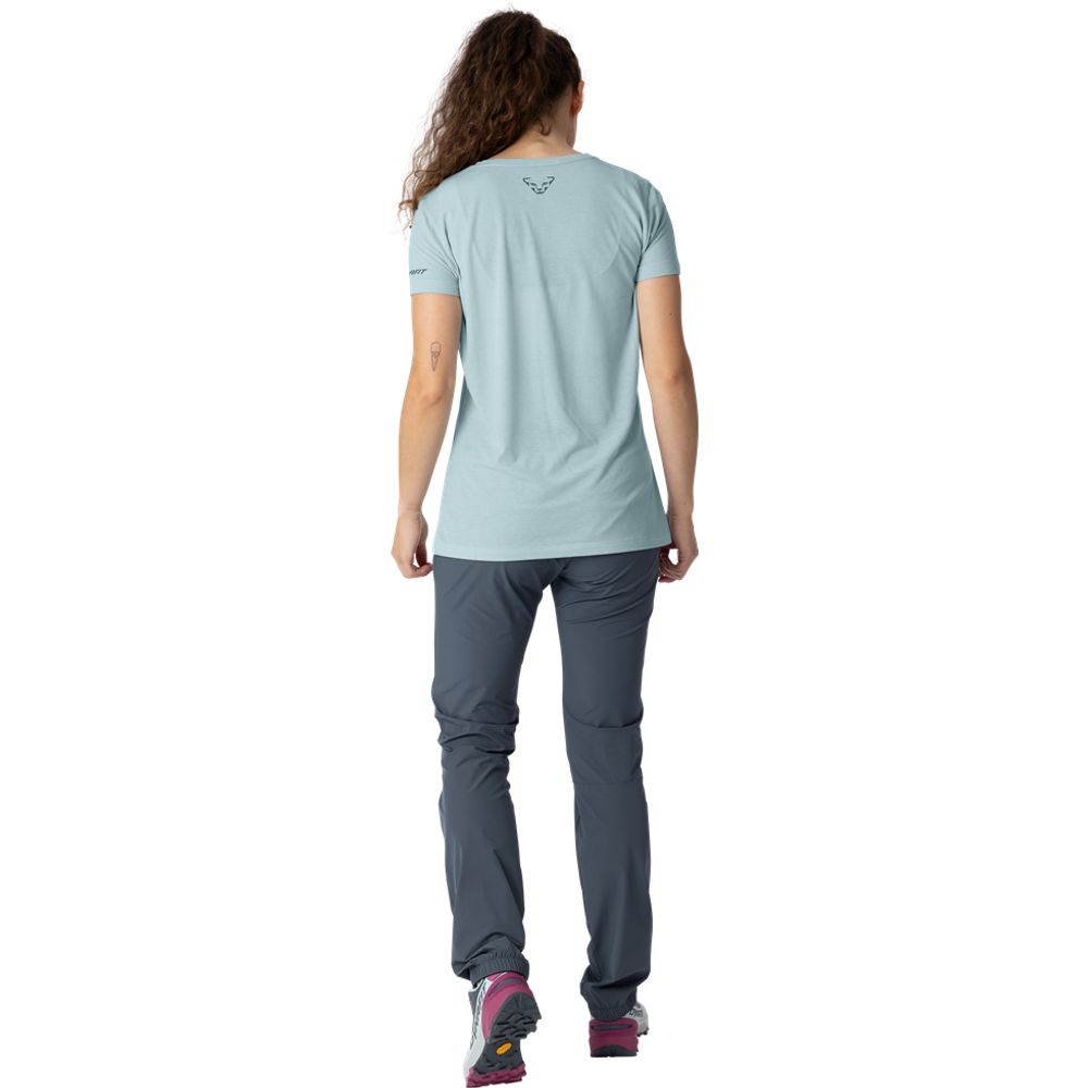 Dynafit Transalper Graphic S/S Damen Funktionsshirt cloud-blue Produktbild 1