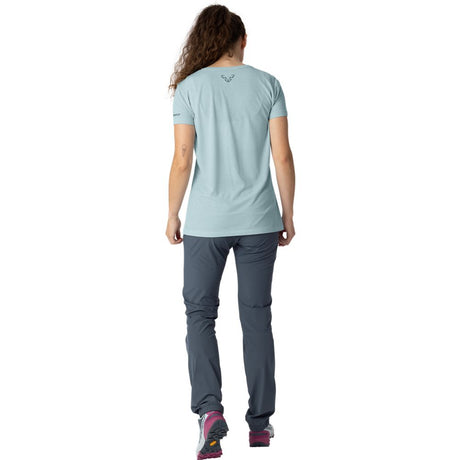 Dynafit Transalper Graphic S/S Damen Funktionsshirt cloud-blue Produktbild 1