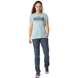 Dynafit Transalper Graphic S/S Damen Funktionsshirt cloud-blue Produktbild 3