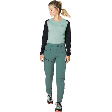 Dynafit Transalper L/s Damen jadelite 0910 T-Shirt Produktbild 1