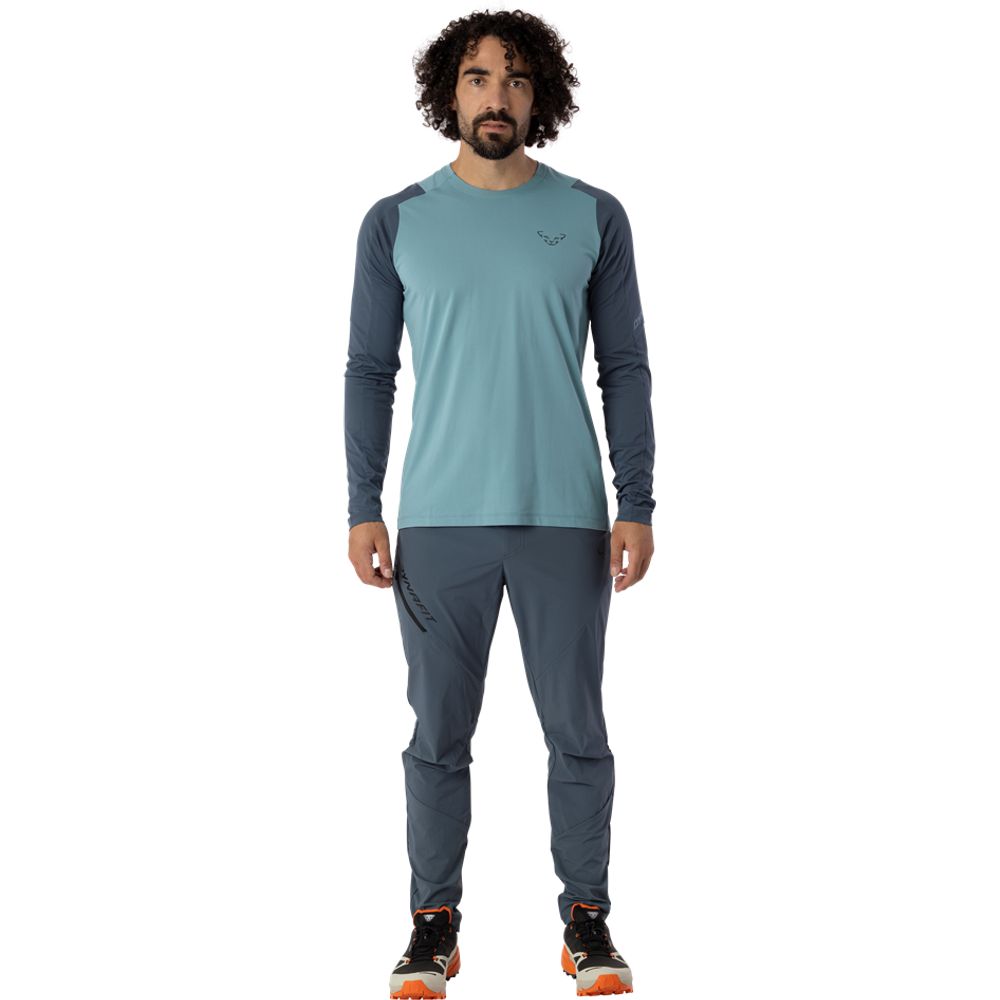 Dynafit Transalper L/S Herren Langarmshirt smoke-blue Produktbild 2