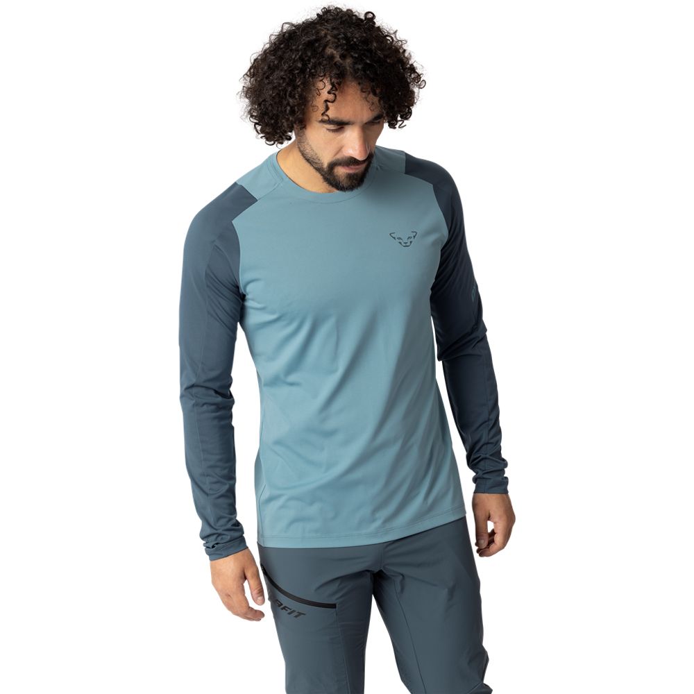 Dynafit Transalper L/S Herren Langarmshirt smoke-blue Produktbild 3