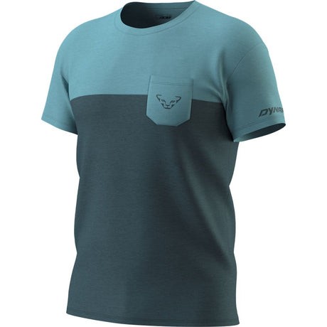 Dynafit Transalper Pocket S/S Herren Funktionsshirt smoke-blue Produktbild 0