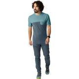 Dynafit Transalper Pocket S/S Herren Funktionsshirt smoke-blue Produktbild 2