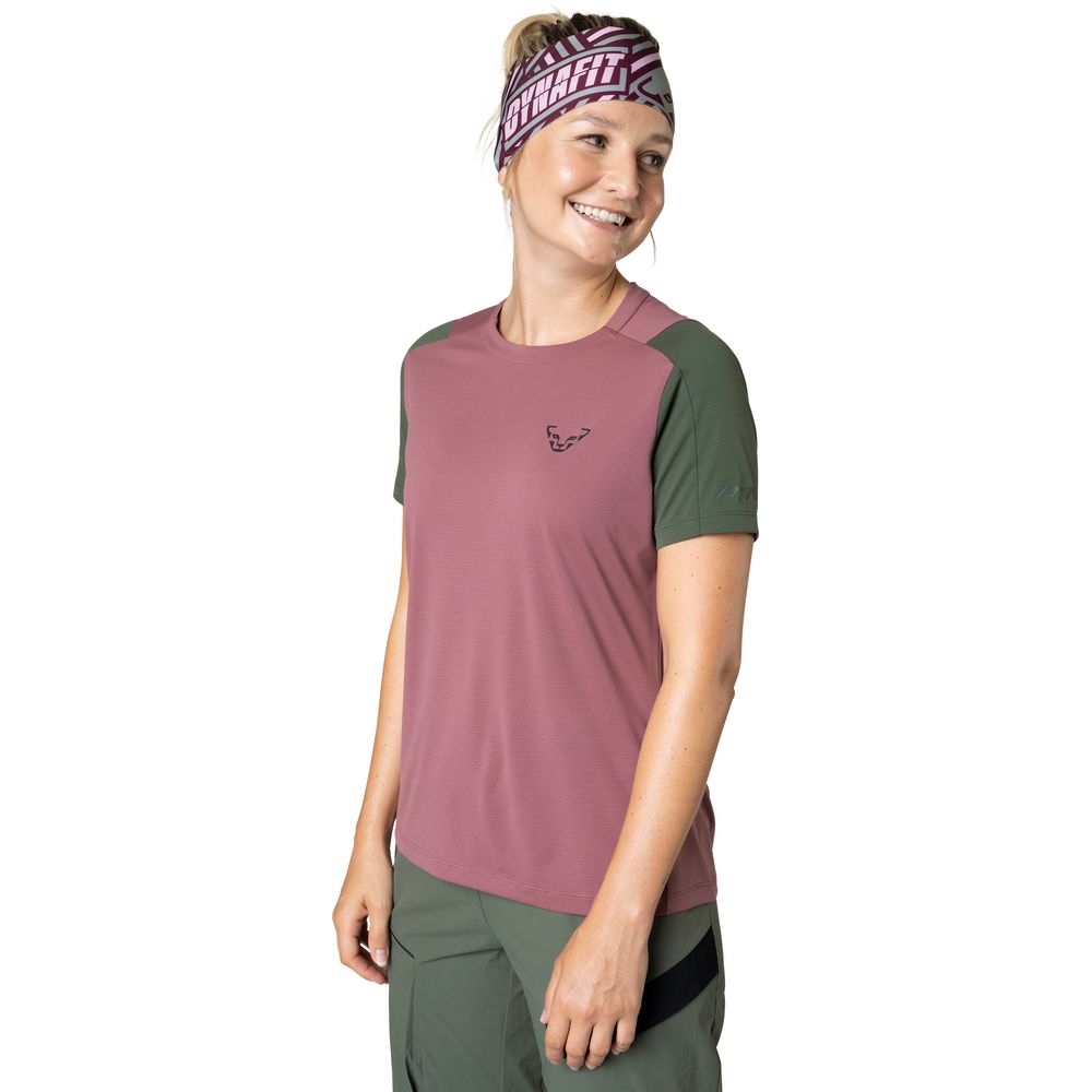 Dynafit Transalper S/s Damen dark rose 5560 T-Shirt Produktbild 3