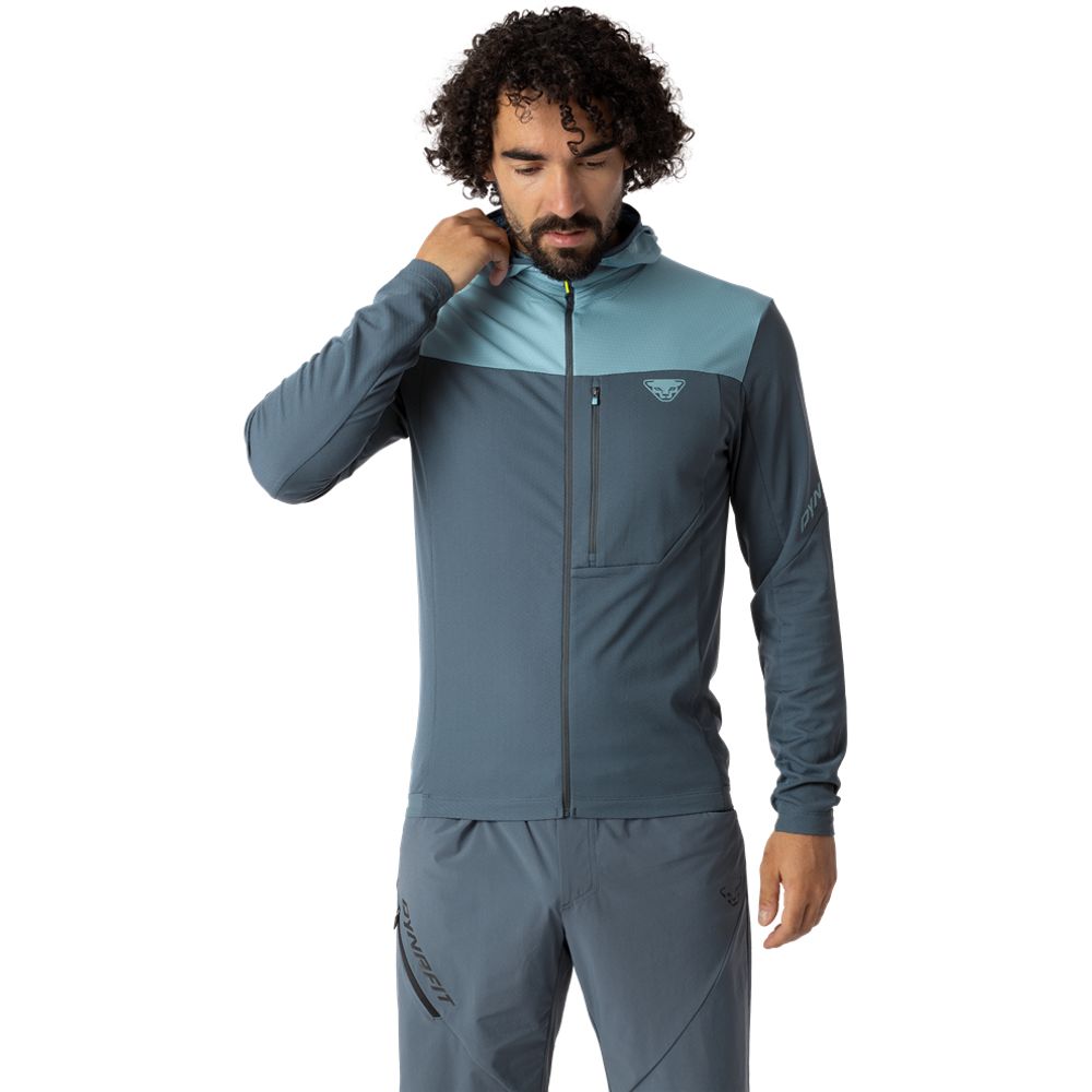 Dynafit Traverse Thermal Hooded Herren Midlayer smoke-blue Produktbild 1