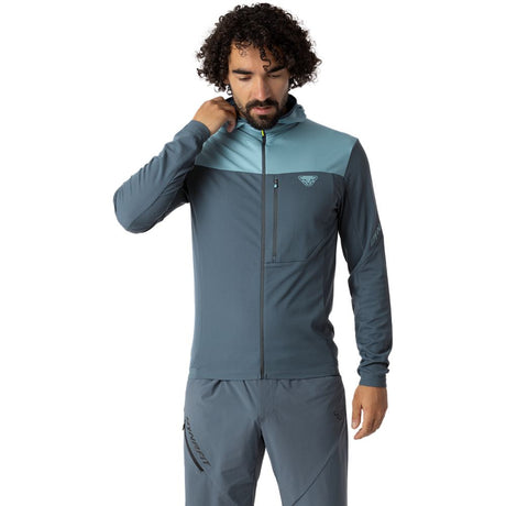 Dynafit Traverse Thermal Hooded Herren Midlayer smoke-blue Produktbild 1