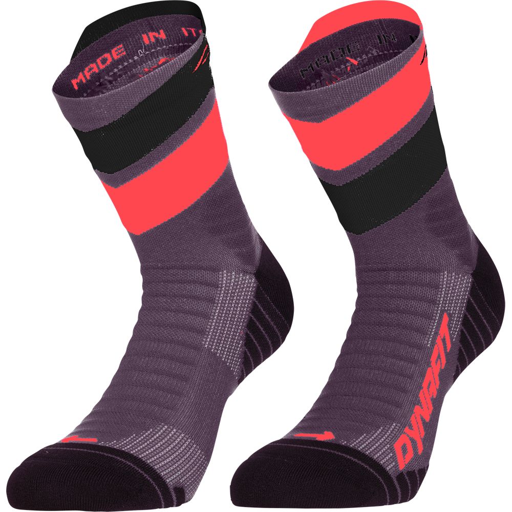 Dynafit Ultra Mid Laufsocken ephemera-ultra-coral Produktbild 0