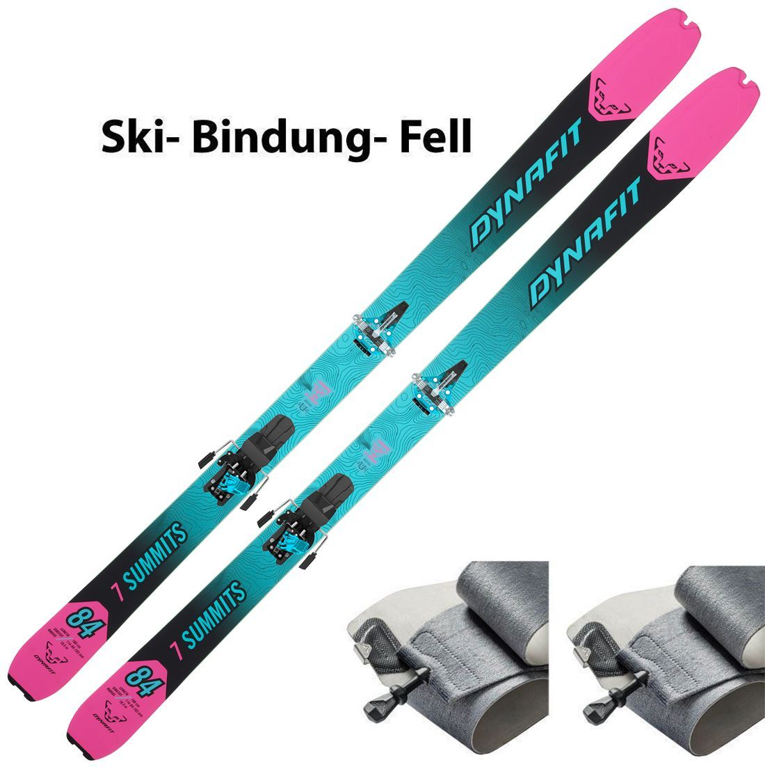 Dynafit Seven Summits Wm+ vormontiertes Set Tourenski-Bindung-Fell Produktbild 0