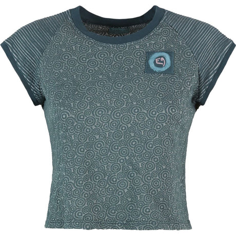 E9 Audrey Damen Cropped-T-Shirt slate Produktbild 0