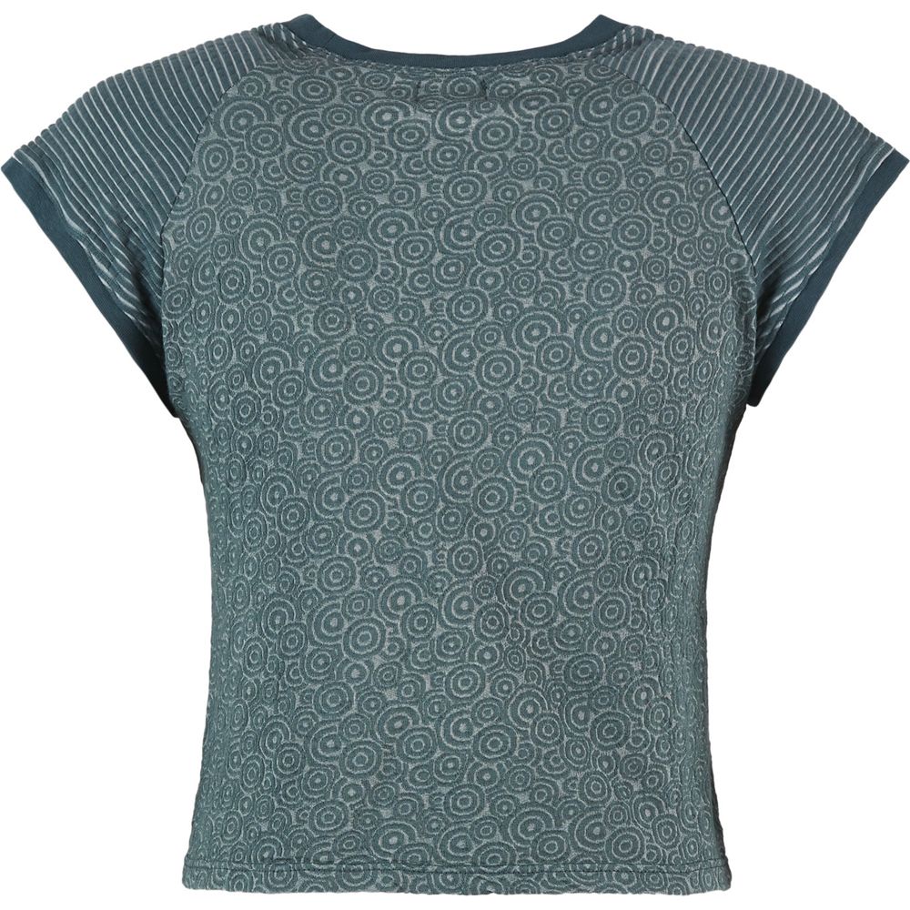 E9 Audrey Damen Cropped-T-Shirt slate Produktbild 1