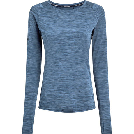 Energetics Langarmshirt Evii Damen melange-navy-navy Produktbild 0