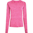 Energetics Langarmshirt Evii Damen melange-pink-dark Produktbild 0