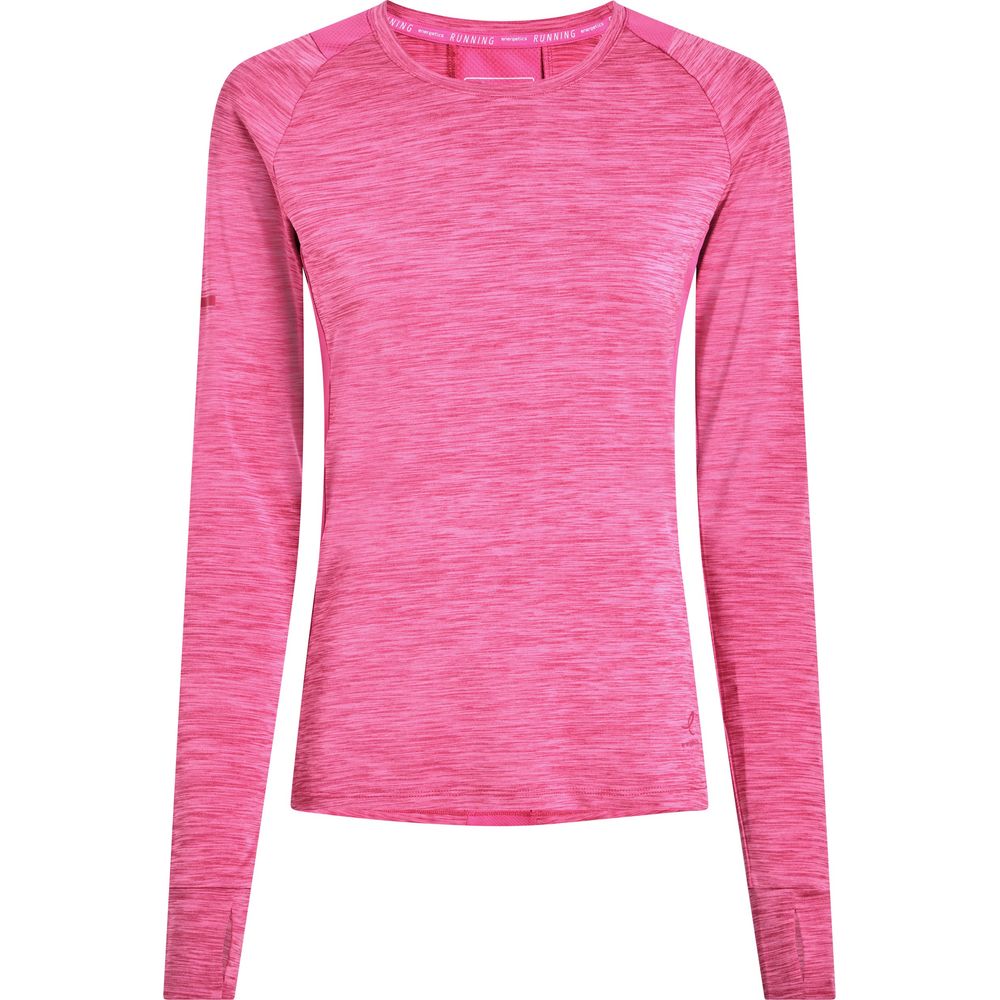 Energetics Langarmshirt Evii Damen melange-pink-dark Produktbild 0