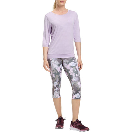 Energetics Shirt Jewel 3/4 Ärmel Damen melange-lilac-lilac Produktbild 1