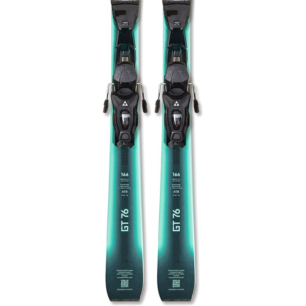 Fischer XTR The Curv GT 76 + RSW10 PR Alpin-Ski & Bindung türkis Produktbild 2