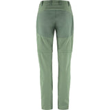 Fjällräven Abisko Midsummer Zip Off Damen Wanderhose jade green patina Produktbild 1